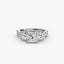 Three-Stone with Pavé Band 2