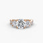 Three-Stone with Pavé Band 2