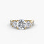 Three-Stone with Pavé Band 2