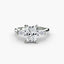 Diamond ring with a white background
