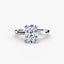 Oval Diamond ring on a white background