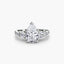 Five Stone Ring with Pavé Band