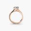 The Citadel – Princess Cut Engagement Ring with Graduated Pavé Band