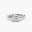 Solitaire with Micro Pave Shoulder Accents