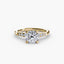 Solitaire with Micro Pave Shoulder Accents