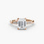 Solitaire with Micro Pave Shoulder Accents