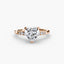 Solitaire with Micro Pave Shoulder Accents
