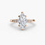 Solitaire with Micro Pave Shoulder Accents