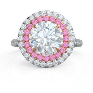 Rosaline Radiance Round Lab-Grown Diamond Engagement Ring
