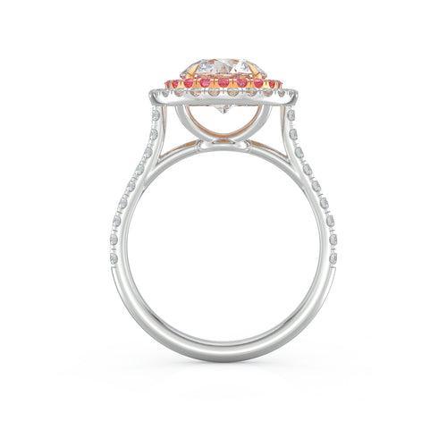 Rosaline Radiance Round Lab-Grown Diamond Engagement Ring