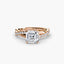 The Twist Micro Pavé Engagement Ring