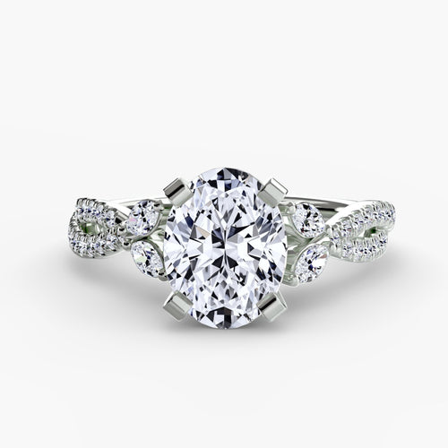 The Twist Pavé Ring