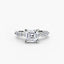 Engagement Ring with Side Sones