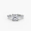 Engagement Ring with Side Sones