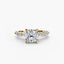 Engagement Ring with Side Sones