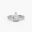 Engagement Ring with Side Sones