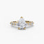 Engagement Ring with Side Sones