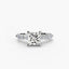 Engagement Ring with Side Sones