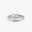 Engagement Ring with Side Sones