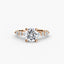 Engagement Ring with Side Sones