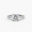 Engagement Ring with Side Sones