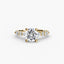 Engagement Ring with Side Sones