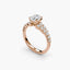 The Celestial Cluster Oval Ring with side diamonds