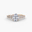 The Celestial Cluster Oval Ring with side diamonds
