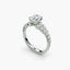 The Celestial Cluster Oval Ring with side diamonds