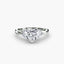 The Celestial Cluster Solitaire Ring with Side Stone 2