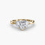 The Celestial Cluster Solitaire Ring with Side Stone 2