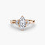 The Celestial Cluster Solitaire Ring with Side Stone 2