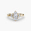 The Celestial Cluster Solitaire Ring with Side Stone 2