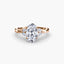 The Celestial Cluster Solitaire Ring with Side Stone 2