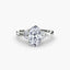 The Celestial Cluster Solitaire Ring with Side Stone 2