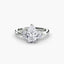 The Celestial Cluster Solitaire Ring with Side Stone 2