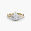 The Celestial Cluster Solitaire Ring with Side Stone 2