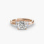 The Celestial Cluster Solitaire Ring with Side Stone 2