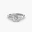 The Celestial Cluster Solitaire Ring with Side Stone 2