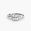 The Celestial Cluster Solitaire Ring with Side Stone 2