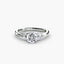The Celestial Cluster Solitaire Ring with Side Stone 2
