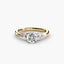 The Celestial Cluster Solitaire Ring with Side Stone 2