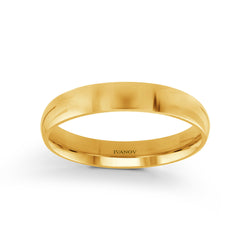 Andronikos: 4mm Dome Wedding Band 14k gold