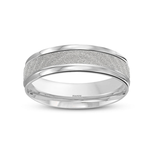 14k Solid Gold Wedding Ring for Men - Aniketos