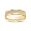 Yellow gold ring for men 14k 
