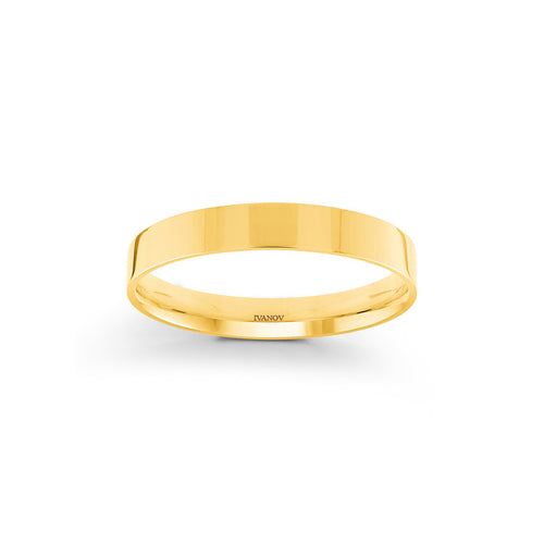 Classic Wedding Ring 3mm Flat - Bessarion