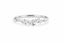 White gold wedding band with marquis pear shaped and round lab grown diamonds 