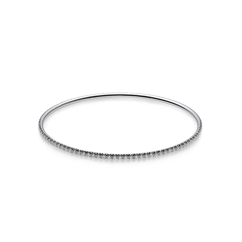 Diamond Bangle French pave 
