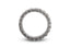 French pave eternity diamond wedding ring