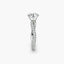 Diamond ring with a white background